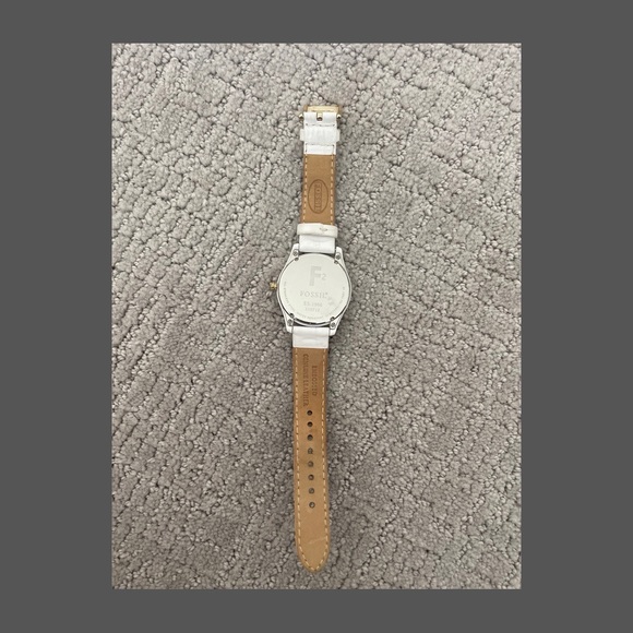 Fossil Watch White Gold Rhinestone - Picture 4 of 6